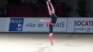 Katsyarina HALKINA (BLR) ball - 2016 Thiais trainings