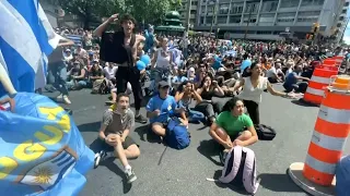 Uruguay fans react as they win over Ghana but exit World Cup | AFP