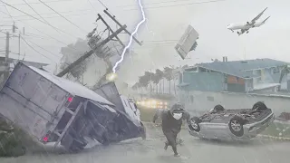 Mass Evacuation in Taiwan! Typhoon Haikui Destroys city after city in Taiwan and China