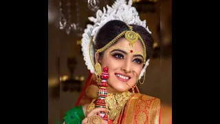 Jamuna Dhaki Serial Actress Bridal Makeup Look 💗🤍💗🤍||New Video ||#short