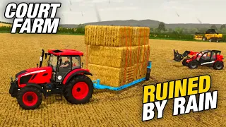 RAIN STOPS PLAY! | Court Farm | Farming Simulator 22 - Ep29