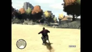 GTA IV Sanchez backflip and pier jump fail!