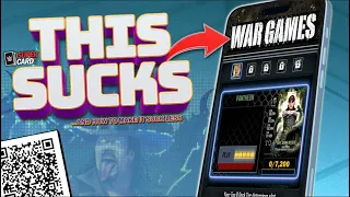 War Games SUCKS, But Here's How to Make it EASY! Cat Daddy Apology? | WWE SuperCard