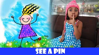 See A Pin | Kids Nursery Rhymes & Kids Songs | Baby Songs  | Poems In English  | Akeesha| Kids Song