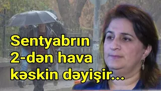 Gülşad Məmmədova: Sabahdan hava kəskin dəyişir - Leysan, güclü külək, Sel | Doğru Xəbər Az