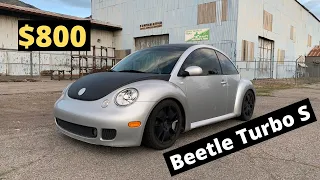 I bought a $800 VW Beetle Turbo S. Better Deal than Hoovies Garage?!