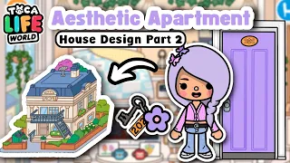 AESTHETIC APARTMENT 202!😊🔑💜 || FAMILY OF 4 NEW BUILDING! || Toca Life World