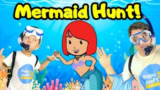 We're Going on a Mermaid Hunt | Kids Songs and Nursery Rhymes by Papa Joel's English