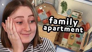 i built a big family apartment in the sims