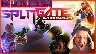 HALO MEETS PORTAL!!😱NEW SPLITGATE ARENA WARFARE!!