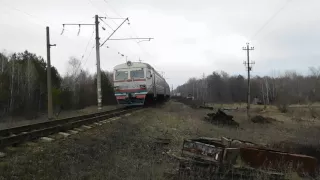 Sławutycz - Prypeć - pociąg 07.04.2016 | Славутич - Припяти - поезд