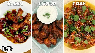 10-Minute Vs. 1-Hour Vs. 1-Day Chicken Wings • Tasty