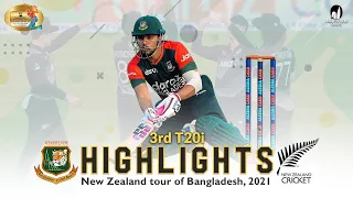 Bangladesh vs New Zealand Highlights || 3rd T20i || New Zealand Tour of Bangladesh 2021
