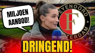 🚨🚨DRINGEND! FEYENOORD KAN MILJOENENDEAL SLUITEN! LAATSTE FEYENOORD NIEUWS VANDAAG