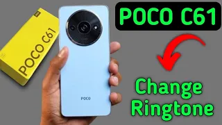 Poco C61 ringtone kaise change kare, how to set song ringtone in poco, how to change ringtone in poc