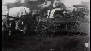 A rube couple at a county fair