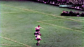 Pele goal vs Sweden final World Cup 1958 COLOUR