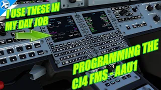 Citation CJ4 FMS/FMC Tutorial - Microsoft Flight Simulator - Part 1