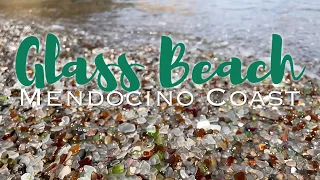 Beach combing for sea glass // Glass Beach | Mendocino Coast Northern California