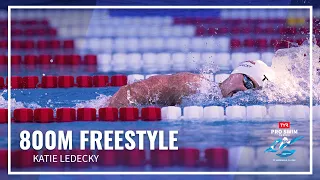 Ledecky With Dominating Win in 800M Freestyle to Start Off Night 4 | TYR Pro Series Fort Lauderdale