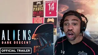 Aliens Dark Descent - Official Reveal Trailer REACTION