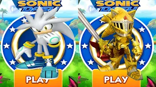 Sonic Dash - Silver Sonic VS Excaliber Sonic _ Movie Sonic vs All Bosses Zazz Eggman
