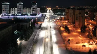 Обнинск, Калужская область, перед рассветом, 10.02.2021 (Obninsk, Kaluga region, before dawn)