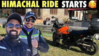 finally HIMACHAL RIDE starts | nikal chale MANALI dono BHAI | Dharamshala to Manali | ep-1