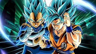 Dragon Ball Z Dokkan Battle - AGL LR SSB Goku & Vegeta Active Skill OST [Extended]