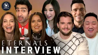 'Eternals' Interviews With Gemma Chan, Angelina Jolie, Richard Madden & More!