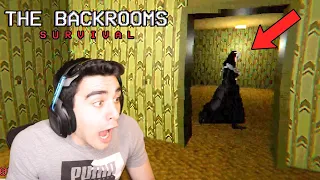 I FOUND THE EVIL NUN IN THE BACKROOMS!!!! - The Backrooms: Survival (Ending 1 of 6)
