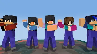 MONSTER SCHOOL:GANGNAM STYLE NOOB APHMAU AND FRIENDS - MINECRAFT ANIMATION