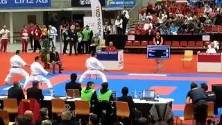 23rd World Senior Karate Championships 2016- Male Team Kata- Egypt performing Gojushiho Sho