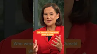Which party leader would Mary Lou McDonald like to go for drinks with? 🍺📱