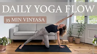 Daily Yoga Flow for Ease and Presence | 35 Min Vinyasa Flow