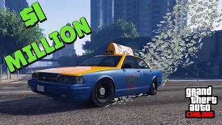 I Made 1 Million Dollars As a Taxi Driver | GTA Online