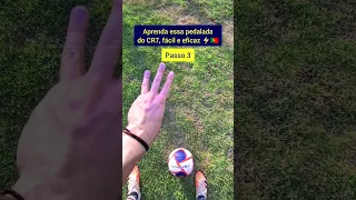 🟢 TUTORIAL DE DRIBLE DO CRISTIANO RONALDO 😱⚽🤪 #futebol #cristianoronaldo #cr7 #dribles #tutorial