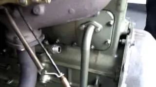 Austin Healey 100/4 engine being run