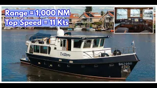 €295k STEEL 15-Metre Liveaboard Trawler Yacht For Sale!