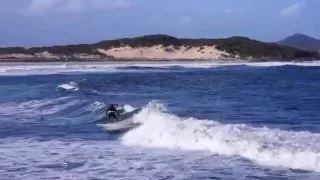 Surfing at One Mile Beach, NSW 2016