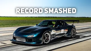 The AWD 4 Rotor Breaks the Rotary Half Mile Record!