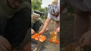 Кайфуем на даче😀🔥👍🍗#shorts #шашлык #food