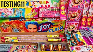 TESTING DIWALI FIREWORKS STASH 11 | DIWALI KE PATAKHE | CRACKERS VIDEO | TESTING CRACKERS | PATAKHE