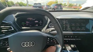 Audi Q4 Etron 50 S Line interior