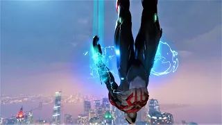 Spider-Man 2099 Suit - High Action Combat , Stealth & Free Roam | Spiderman PS4 Gameplay