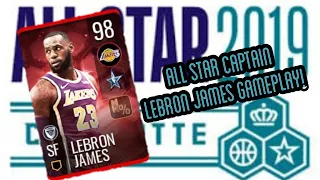All Star Captain LeBron James Gameplay in NBA LIVE MOBILE 19!