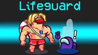 NEW Among Us SCARY LIFEGUARD ROLE?! (Hilarious Mod)