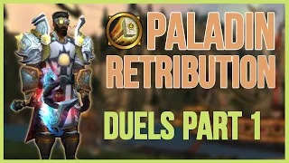 Retribution Paladin DUELS PvP 1v1 - WARMANE 3.3.5 WotLK  Classic[Warrior,Death Knight,Hunter] PART 1