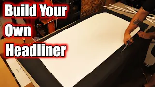 DIY Custom "Leather" Headliner for the D100 | Cheap and Easy Headliner Install