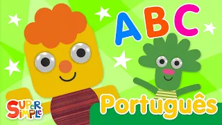 Cantiga do Alfabeto | Canções Infantis | Super Simple Português